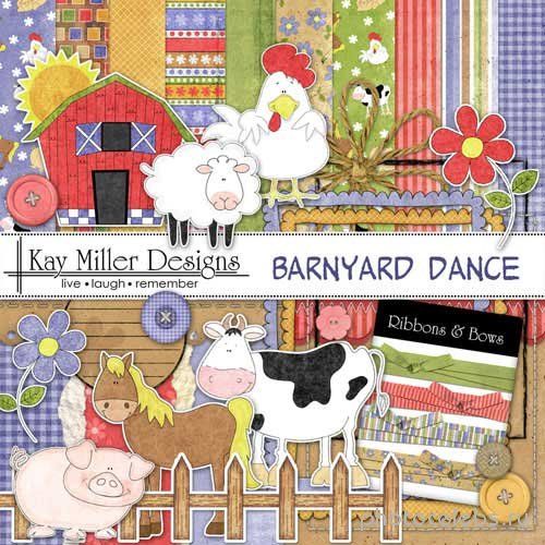 Детский скрап-набор - Barnyard Dance